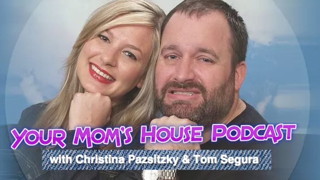 Christina Pazsitzky and Tom Segura