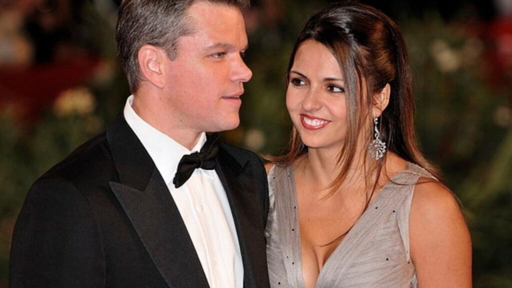 how did matt damon his wife luciana barroso