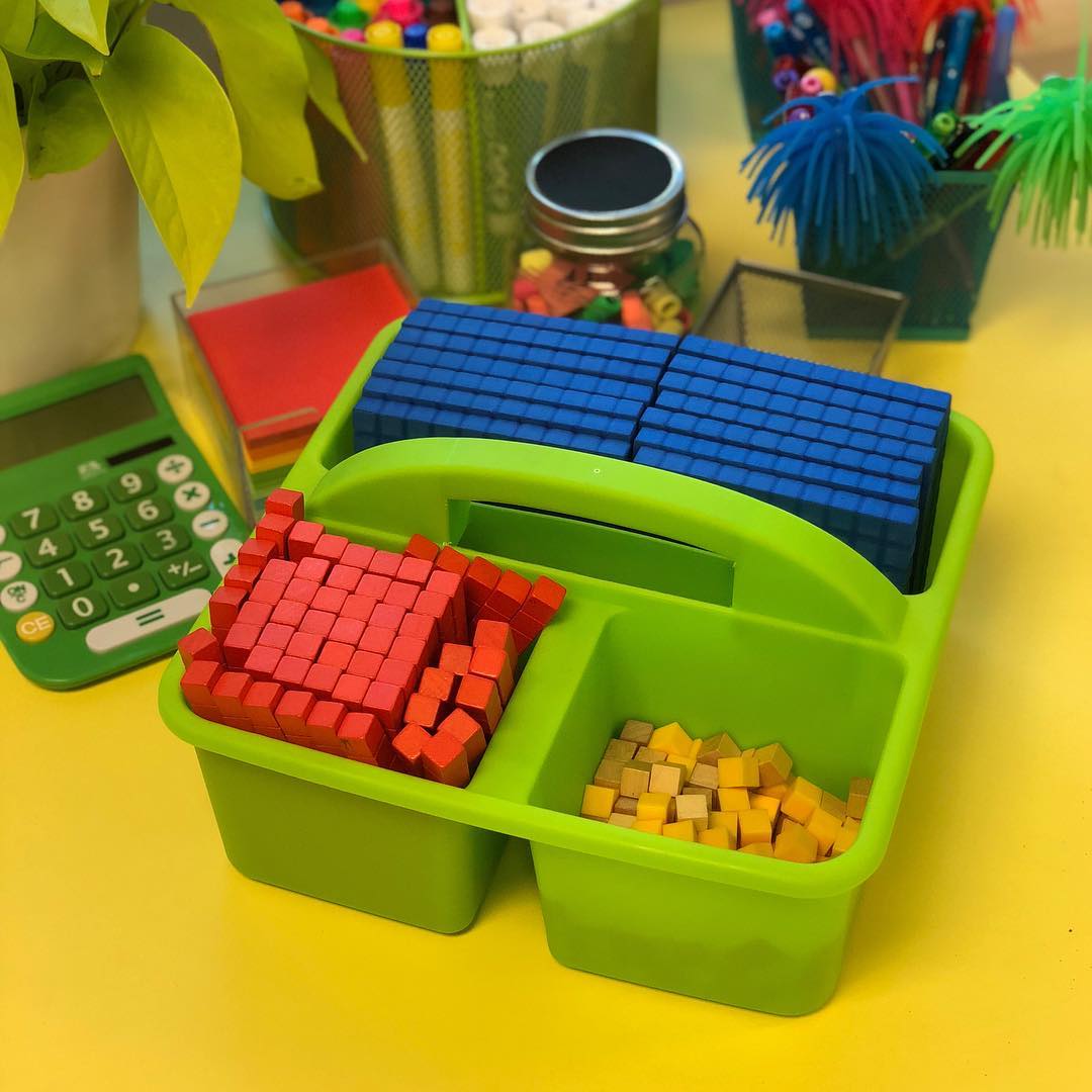 Bright Caddy for Math Manipulatives