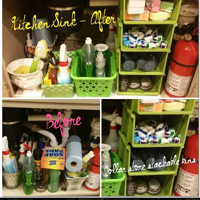 Stackable Kitchen Sink Organizer