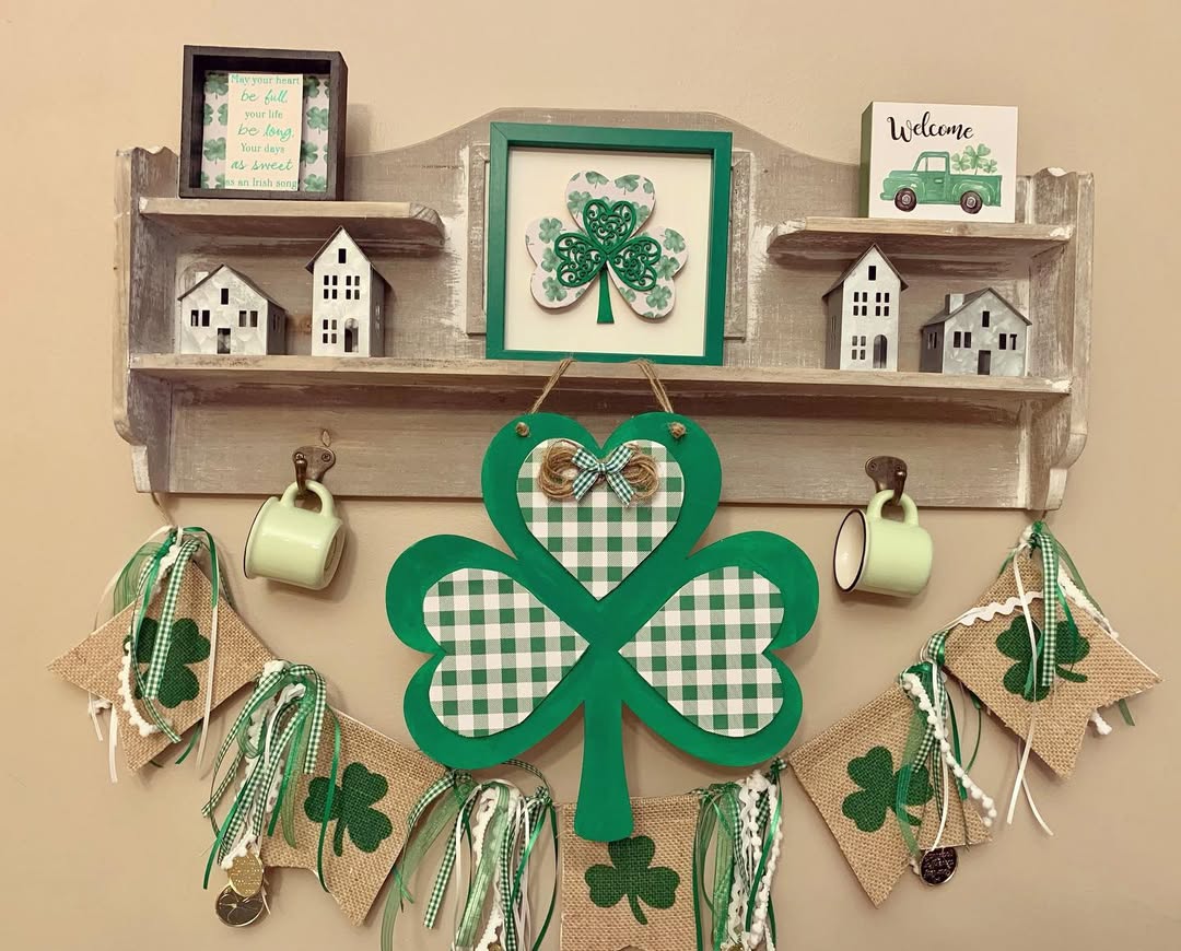 Faux Farmhouse St. Paddy's Decor
