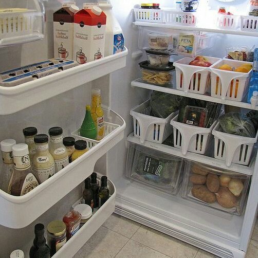 Refrigerator Basket Organization System