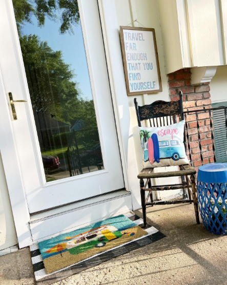 Wanderlust-Inspired Porch