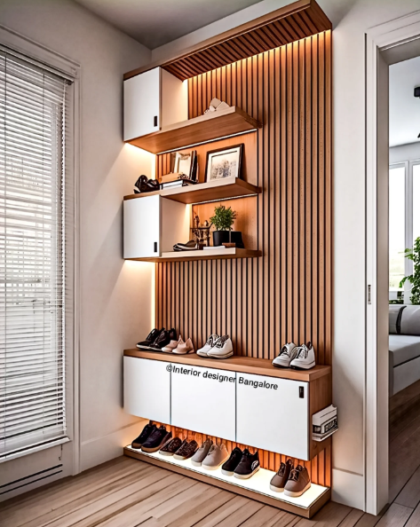 LED-Lit Custom Wall Unit