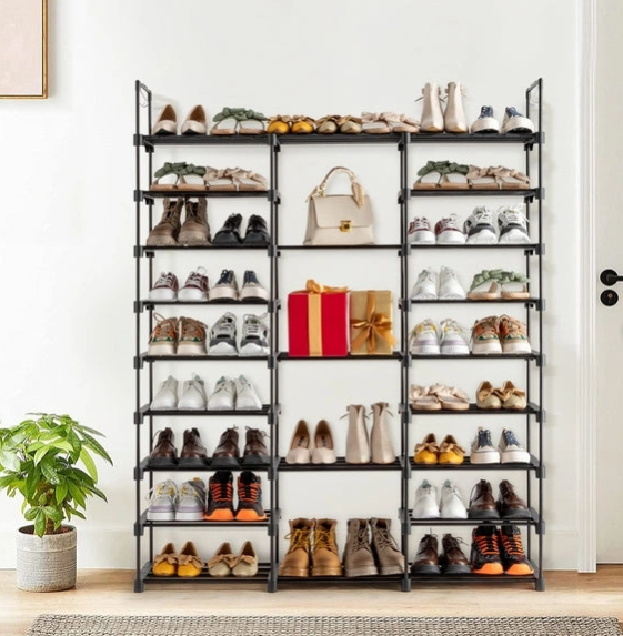 Triple-Width Display Shelving