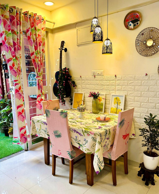 Tropical Print Tablecloth