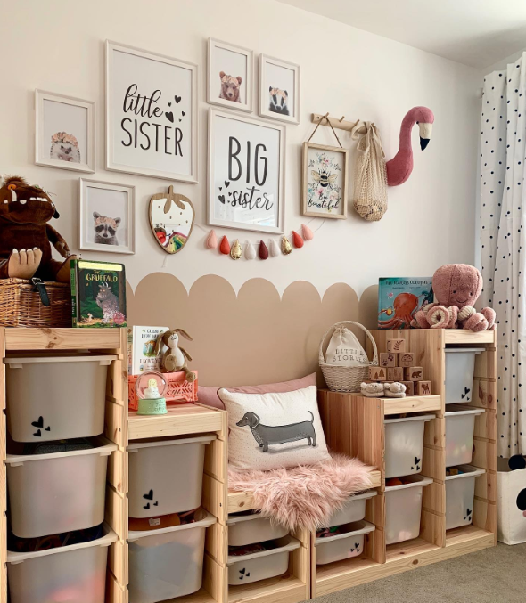 Sibling-Friendly Storage Wall
