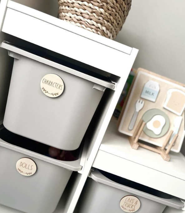 Labeled Drawer Organization System