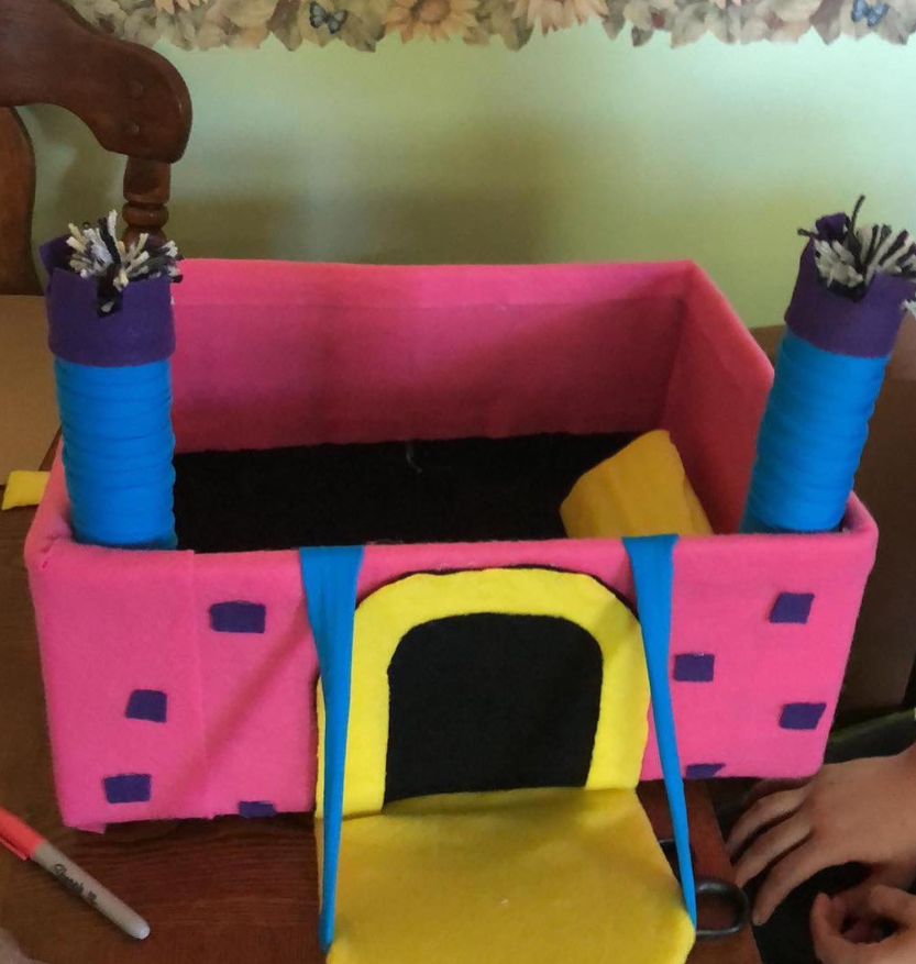 Colorful Foam Castle Cat House