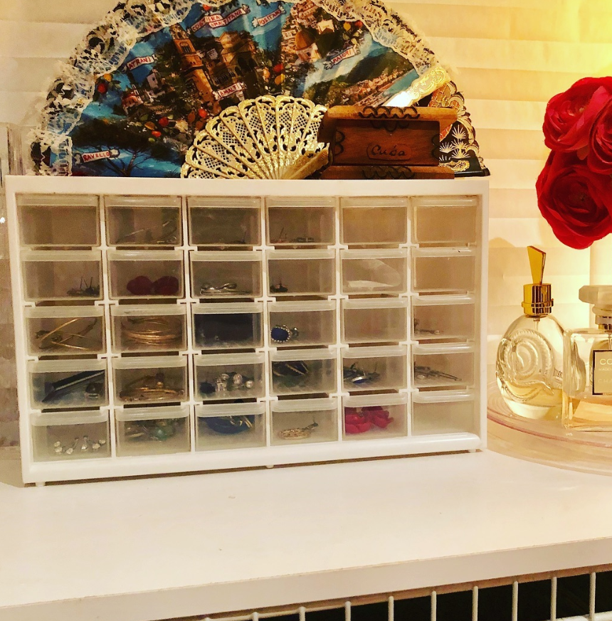 Multi-Drawer Miniature Cabinet