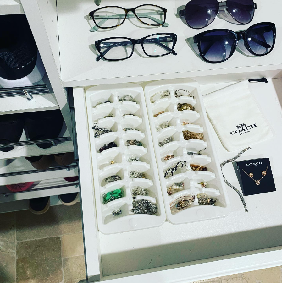 Ice Cube Tray Ring Organizer