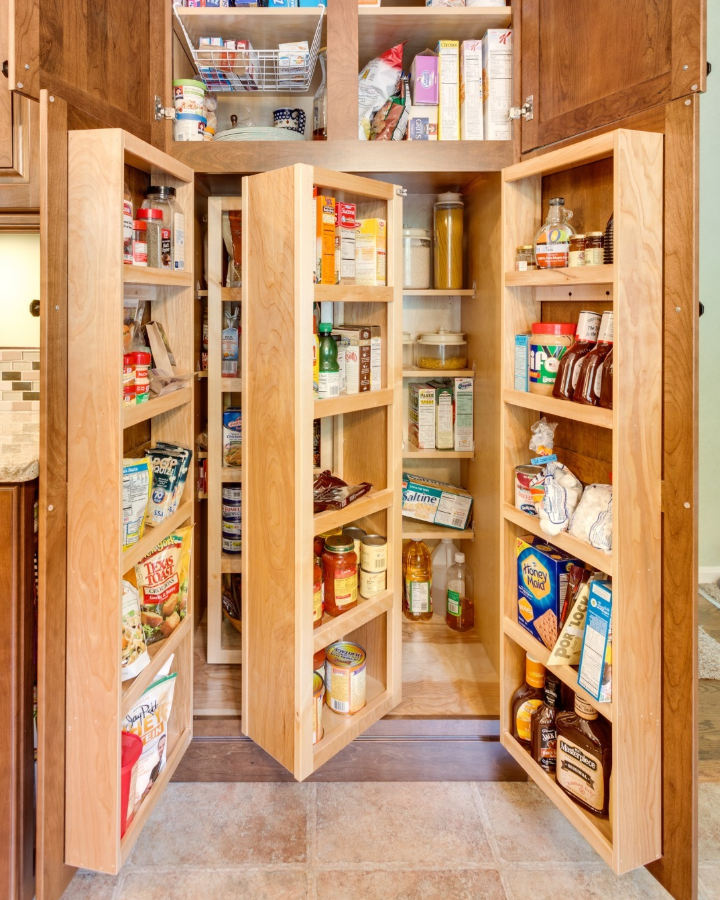 Space-Saving Accordion Door Pantry