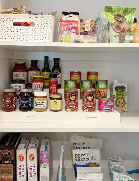 Compact Cabinet with Tiered Organization