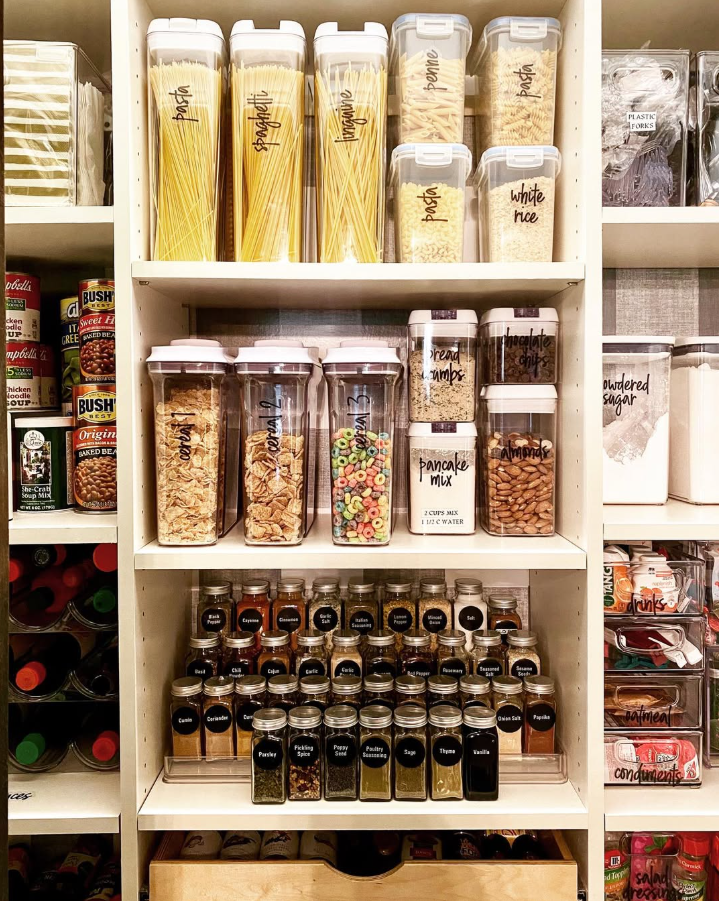Baking Station Pantry with Spice Collection