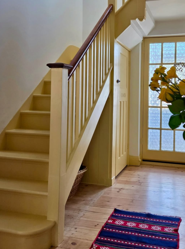 Sunny Yellow Built-In Storage