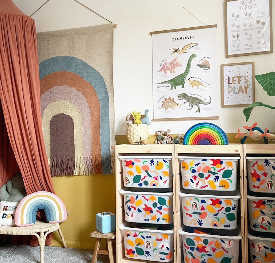 Colorful KALLAX Storage Unit