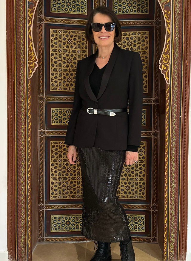 Rock and Roll Edge in Black Sequin Pants