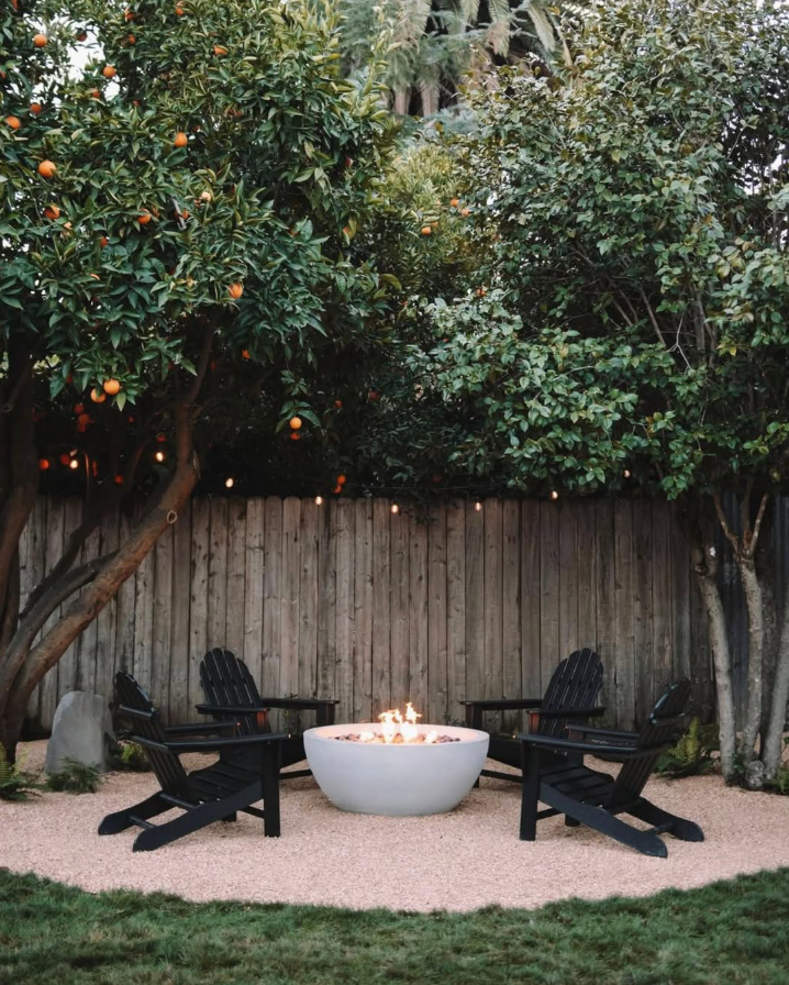 Minimalist Fire Pit Gathering Space