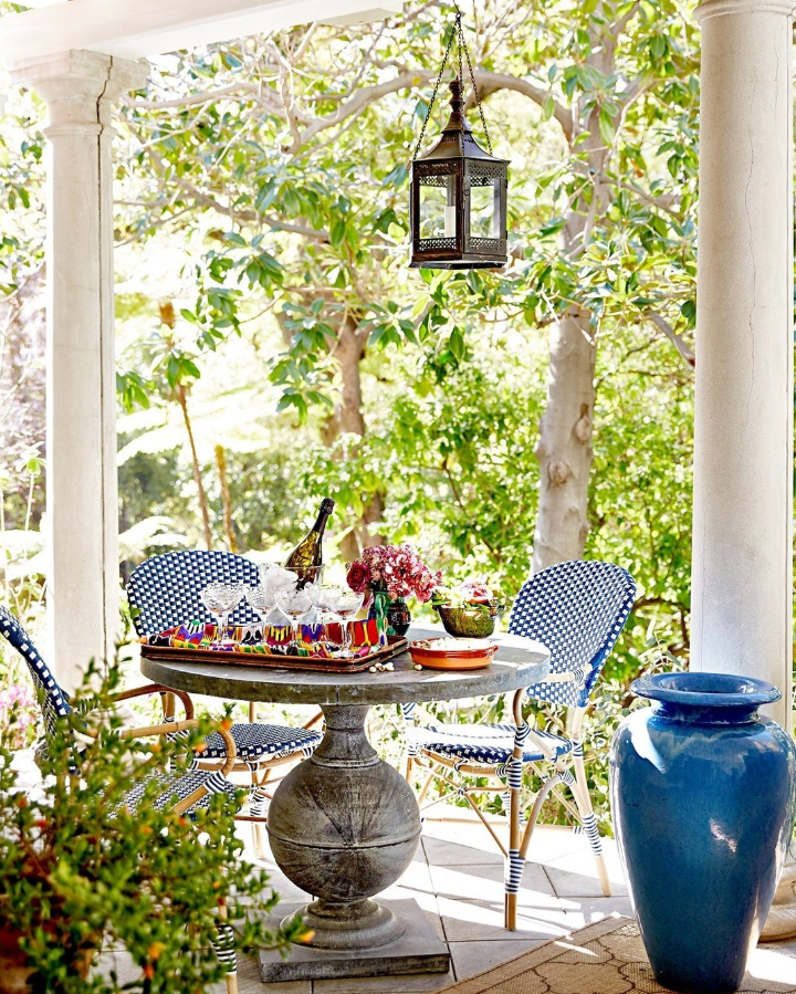 Whimsical Bistro Garden Setting