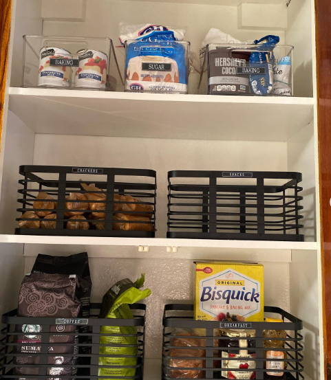 Clear Bin Snack Organization