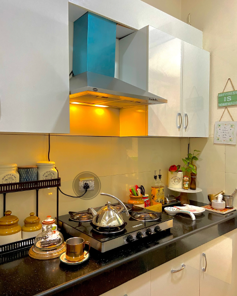 Modern Gold Accent Kitchen