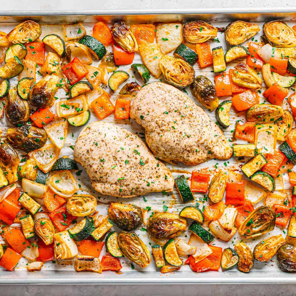 Sheet Pan Chicken with Vegetables