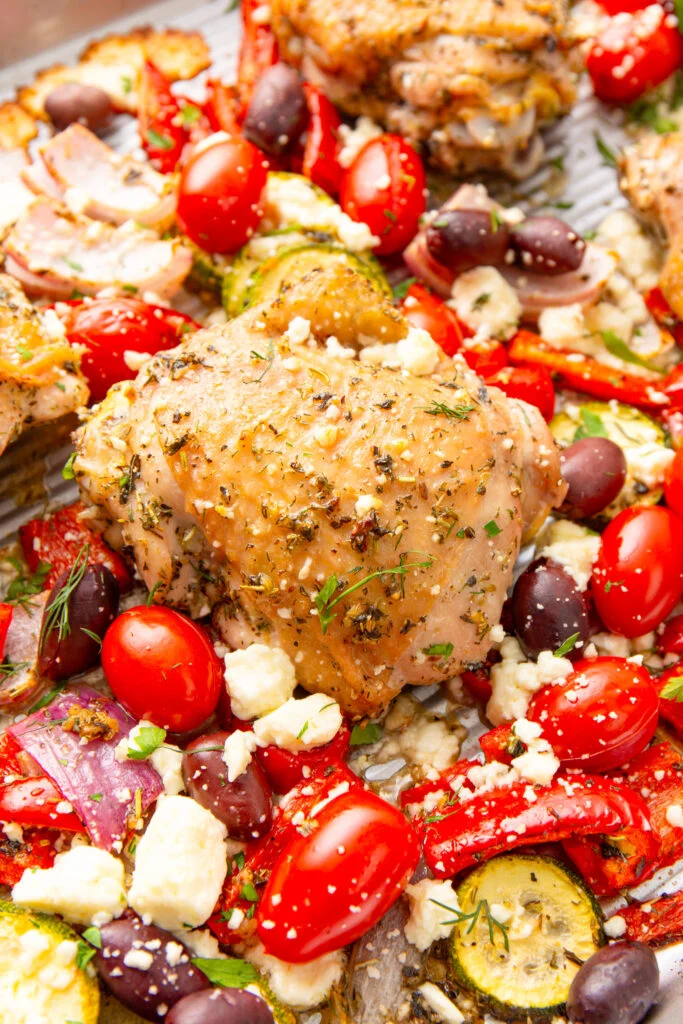 Mediterranean Sheet Pan Chicken