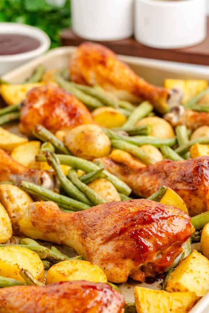 Sheet Pan BBQ Chicken