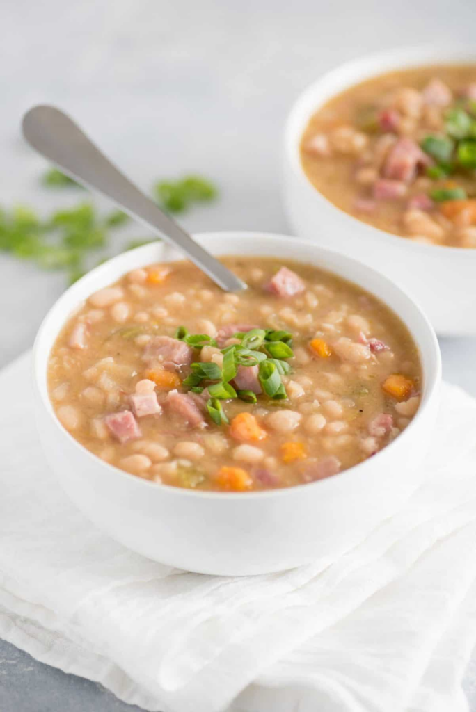 Slow Cooker Ham and Beans