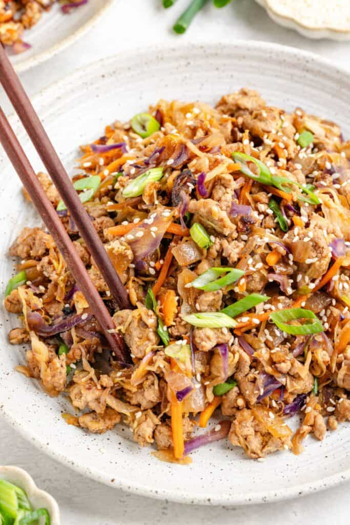 Pork Eggroll in a Bowl