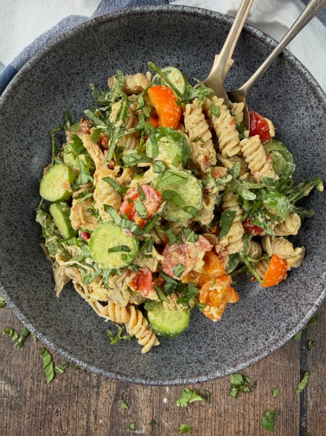 Chicken Pesto Pasta Salad