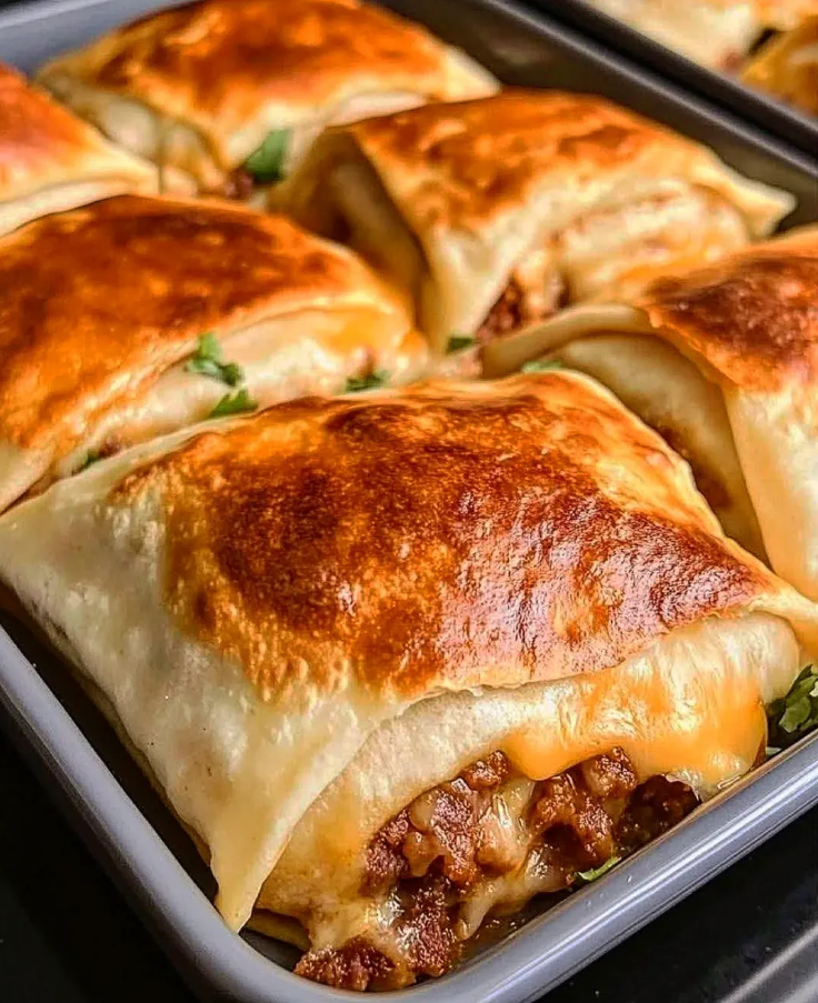 Cheesy Meat Pockets