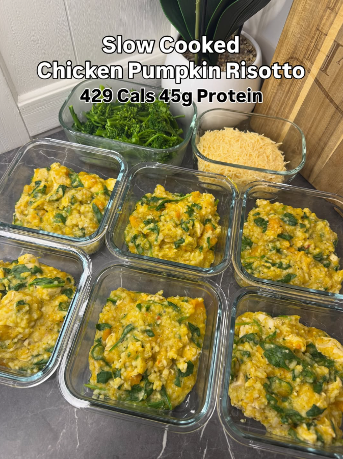 Slow-Cooked Chicken Pumpkin Risotto