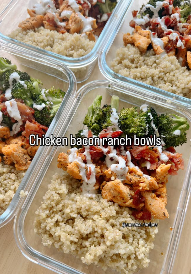 Chicken Bacon Ranch Bowls