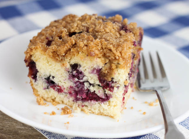 Blueberry Coffee Cake with Streusel Topping