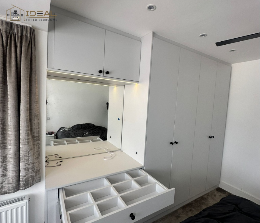 Custom Fitted Wardrobe with Dressing Table