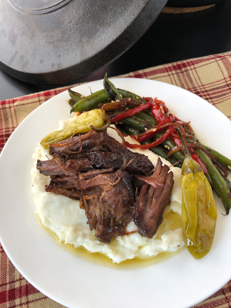 Dutch Oven Mississippi Pot Roast
