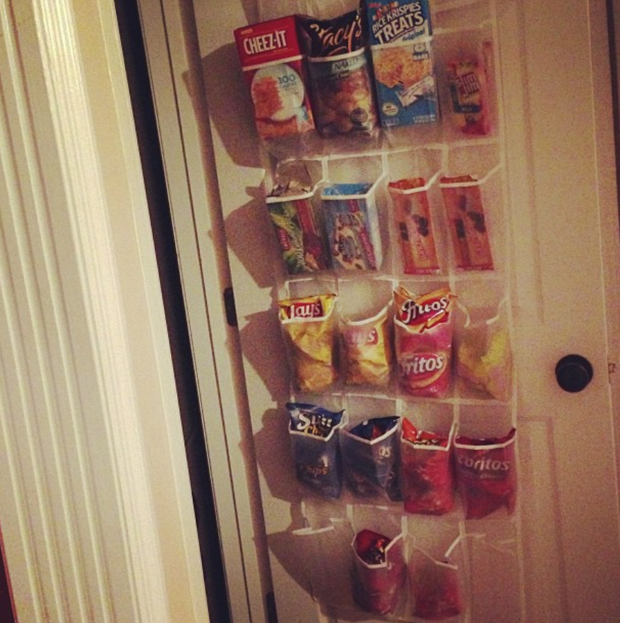 Over-the-Door Snack Organizer