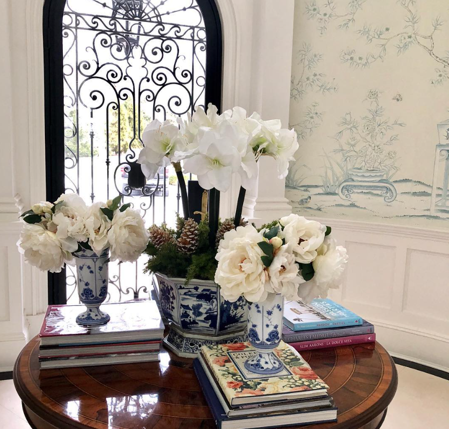 Luxe Traditional with Blue and White Porcelain