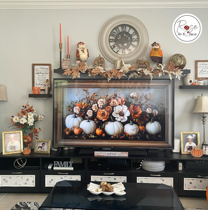 Seasonal Fall Decor Display