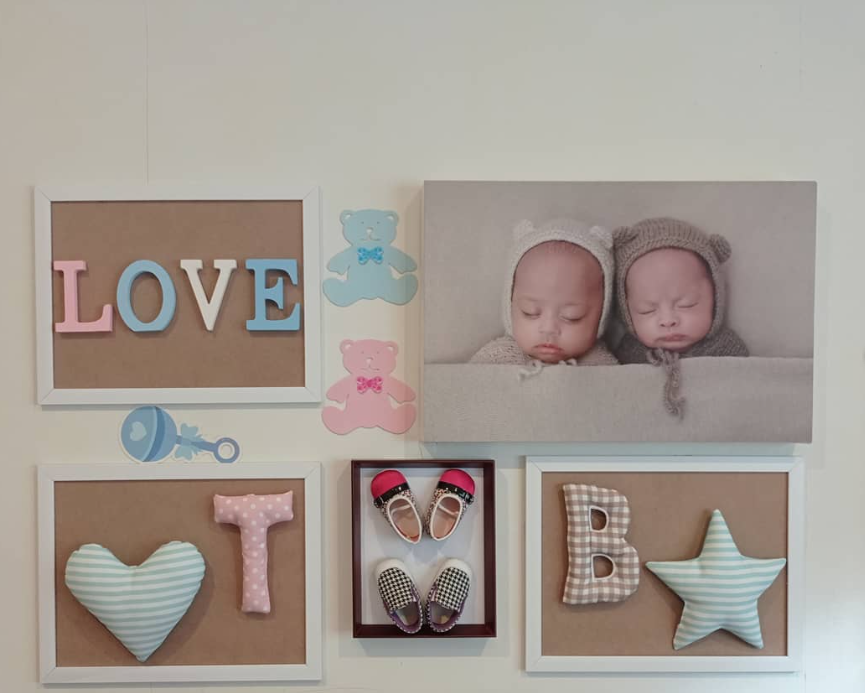 Nursery Memory Wall Display