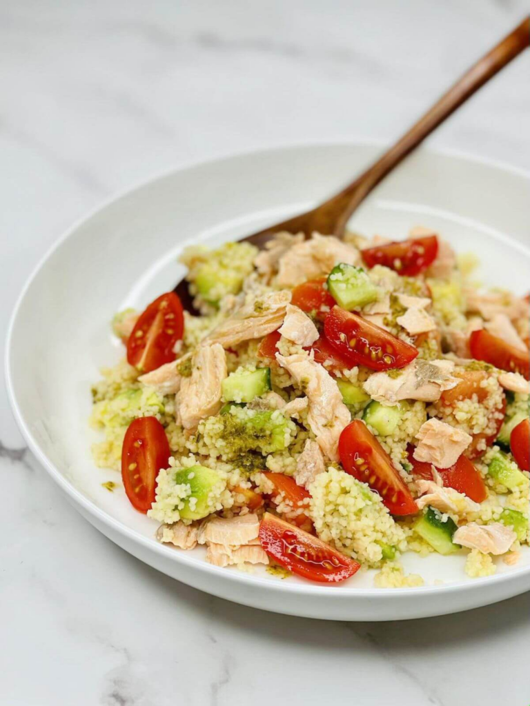 Couscous Salmon Salad