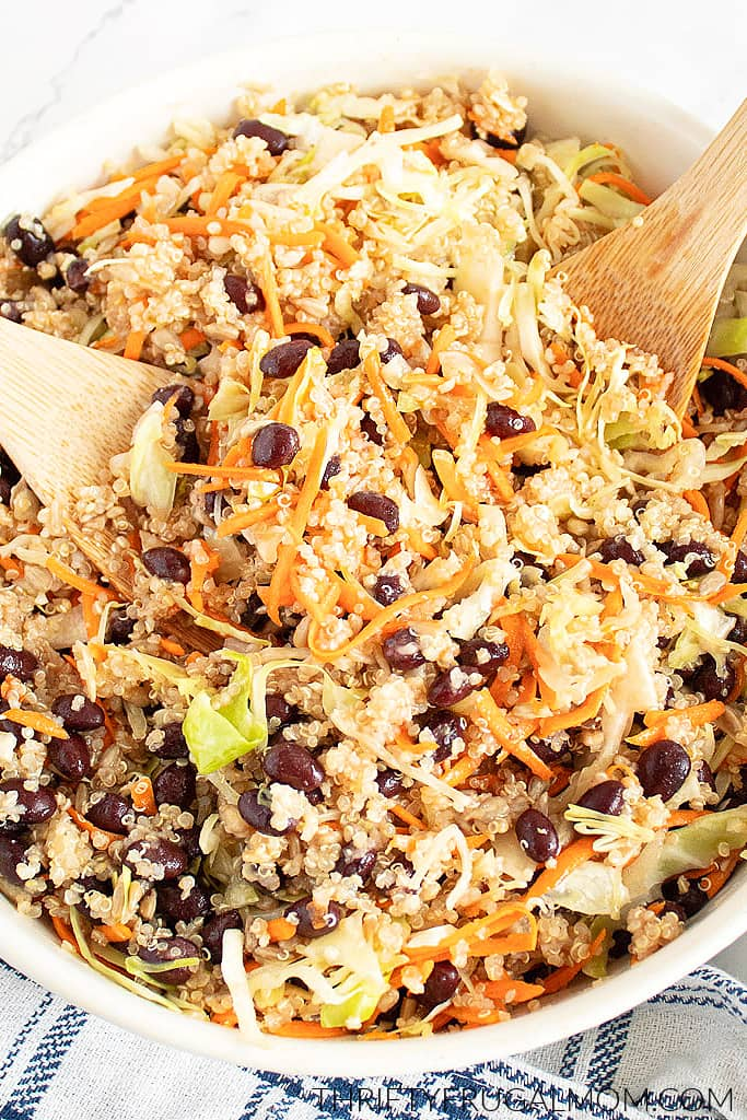 Easy Healthy Quinoa Cabbage Salad