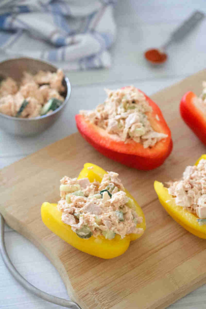 Tuna Salad Stuffed Peppers