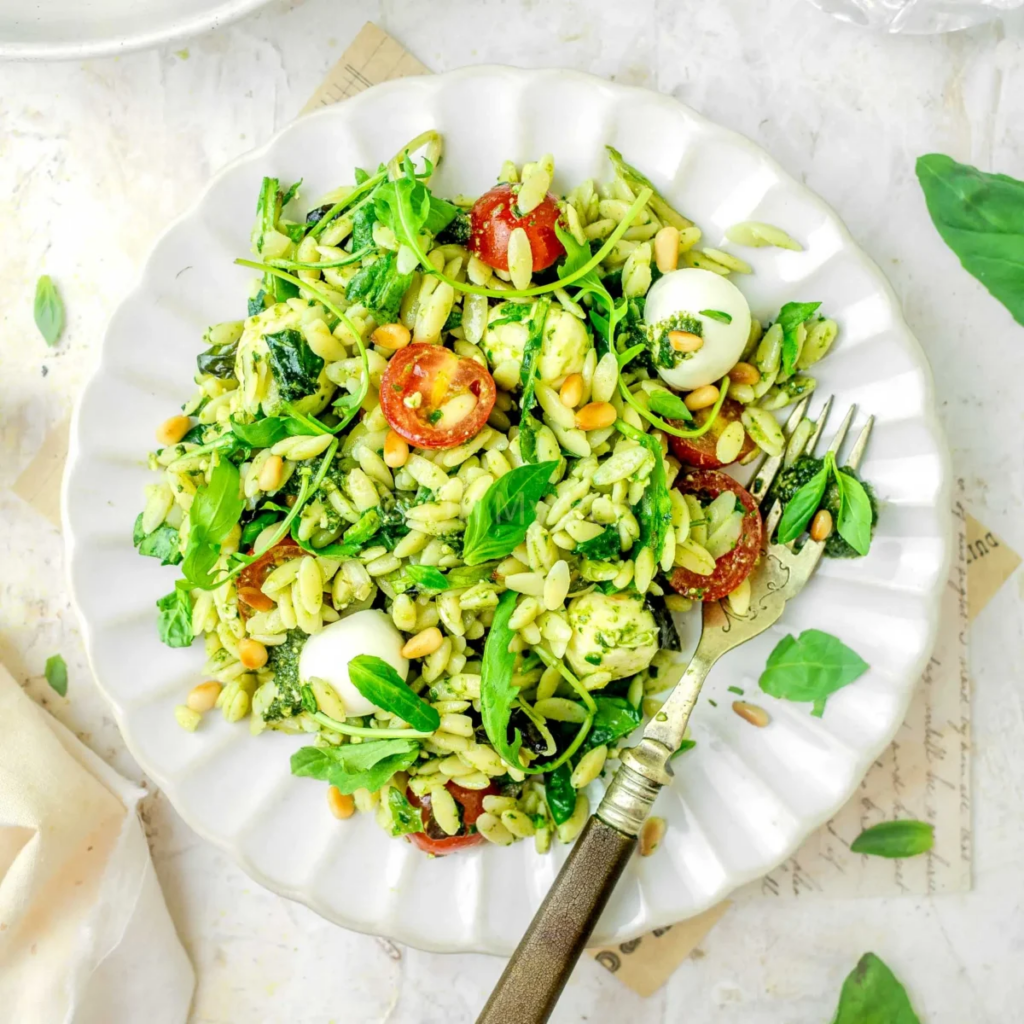 Orzo Pesto Pasta Salad