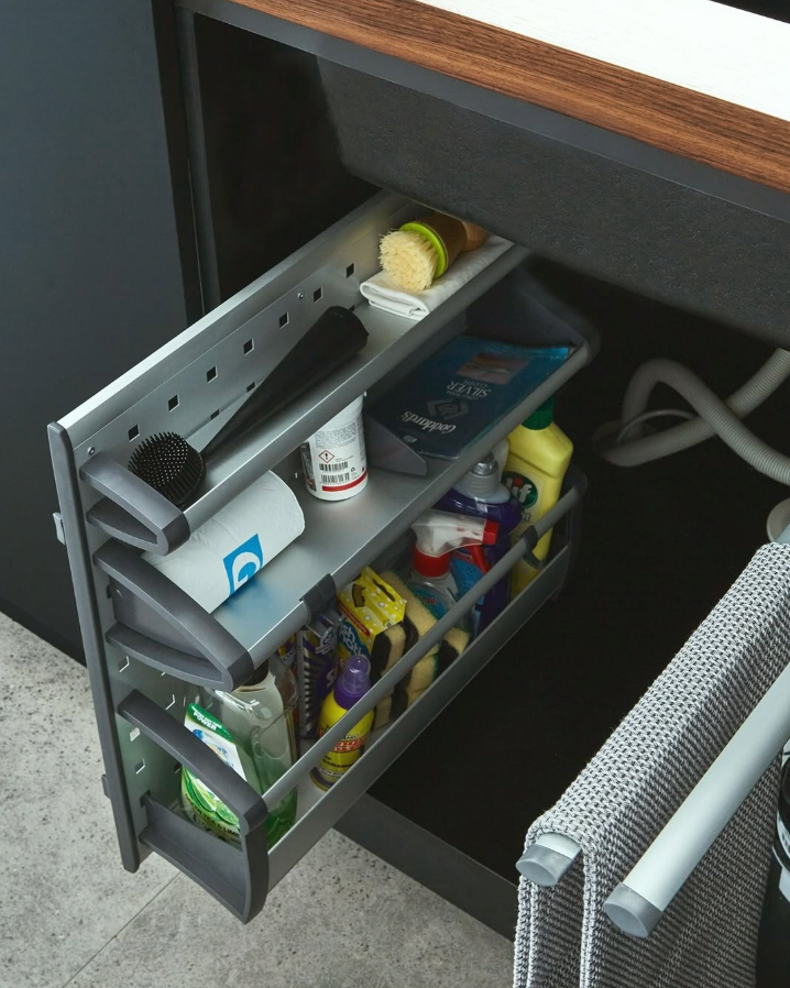 Pull-Out Metal Rack System