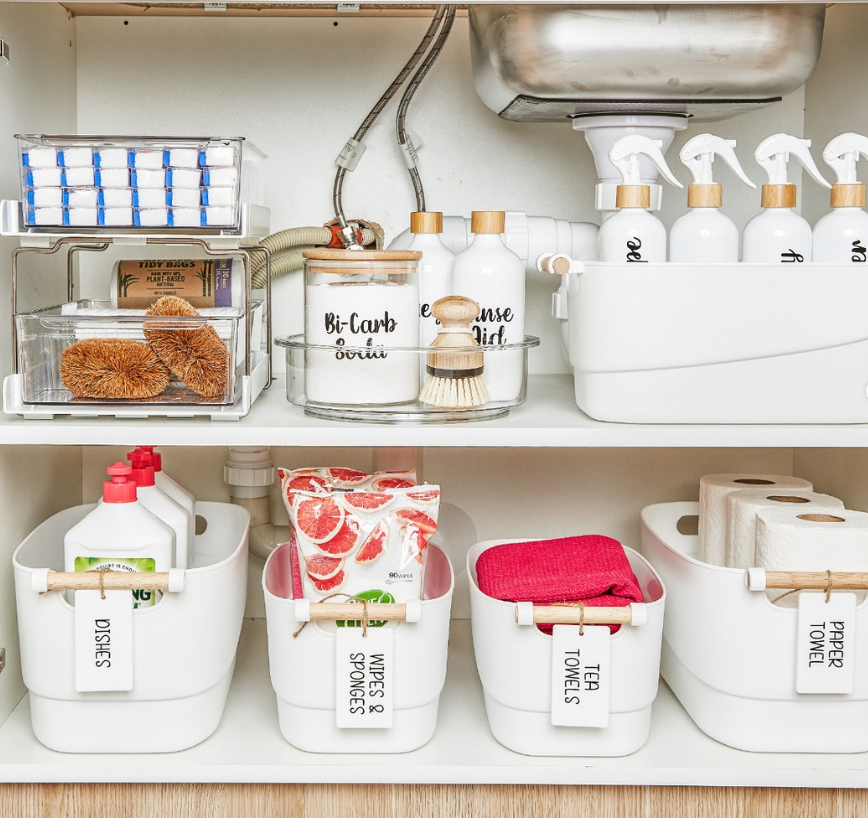 Eco-Friendly Organized Kitchen Cabinet