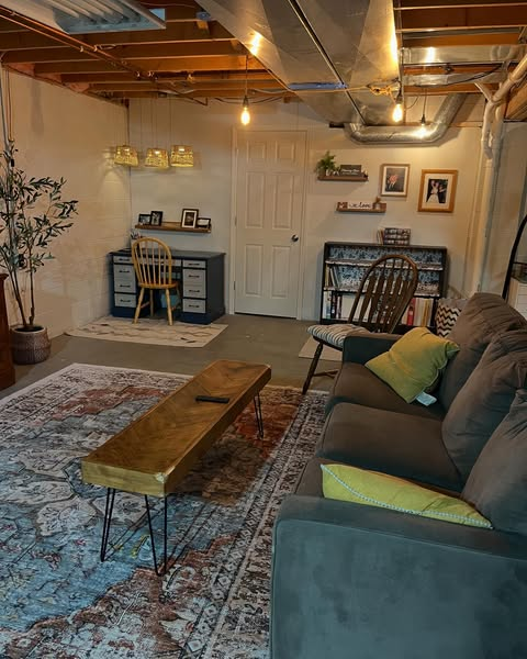 Classic Pub-Style Basement