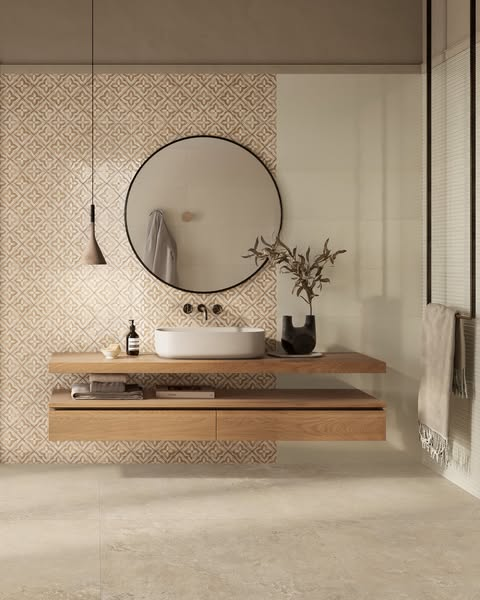 Warm Terrazzo-Look Wall Tile