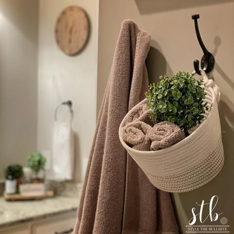 Neutral Rope Basket Storage